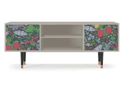 Móvel De Tv| Mueble de TV - 170х69х48 cm - T2 - Summer Berries, Areia Bege