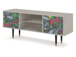 Móvel De Tv| Mueble de TV - 170х69х48 cm - T2 - Summer Berries, Areia Bege