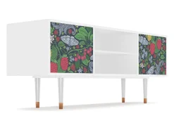 Hot Mueble de TV - 170х69х48 cm - T2 - Summer Berries, Branco Bege