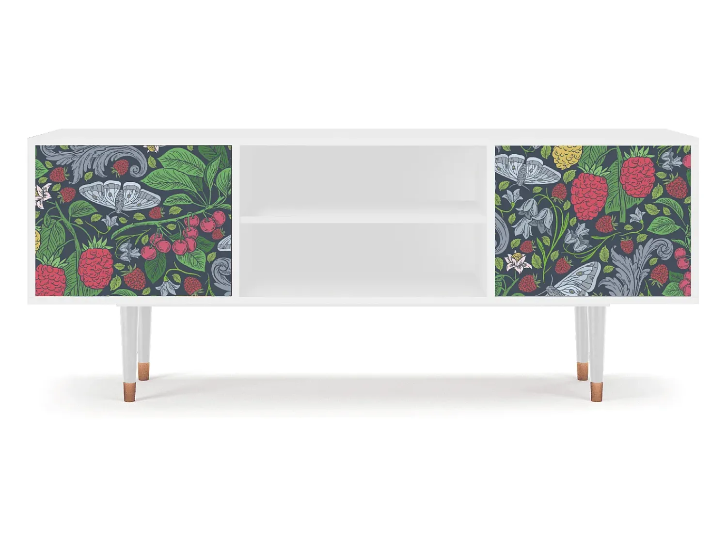 Hot Mueble de TV - 170х69х48 cm - T2 - Summer Berries, Branco Bege