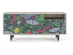 Clearance Mueble de TV - 125х56х41 cm - T7 - Summer Berries, Areia Bege