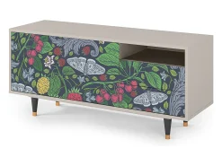 Clearance Mueble de TV - 125х56х41 cm - T7 - Summer Berries, Areia Bege