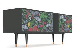 Mueble de TV - 170х69х48 cm - T1 - Summer Berries, Antracite^ Móvel De Tv
