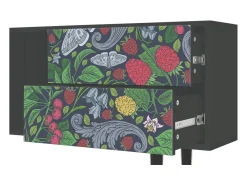 Mueble de TV - 170х69х48 cm - T1 - Summer Berries, Antracite^ Móvel De Tv