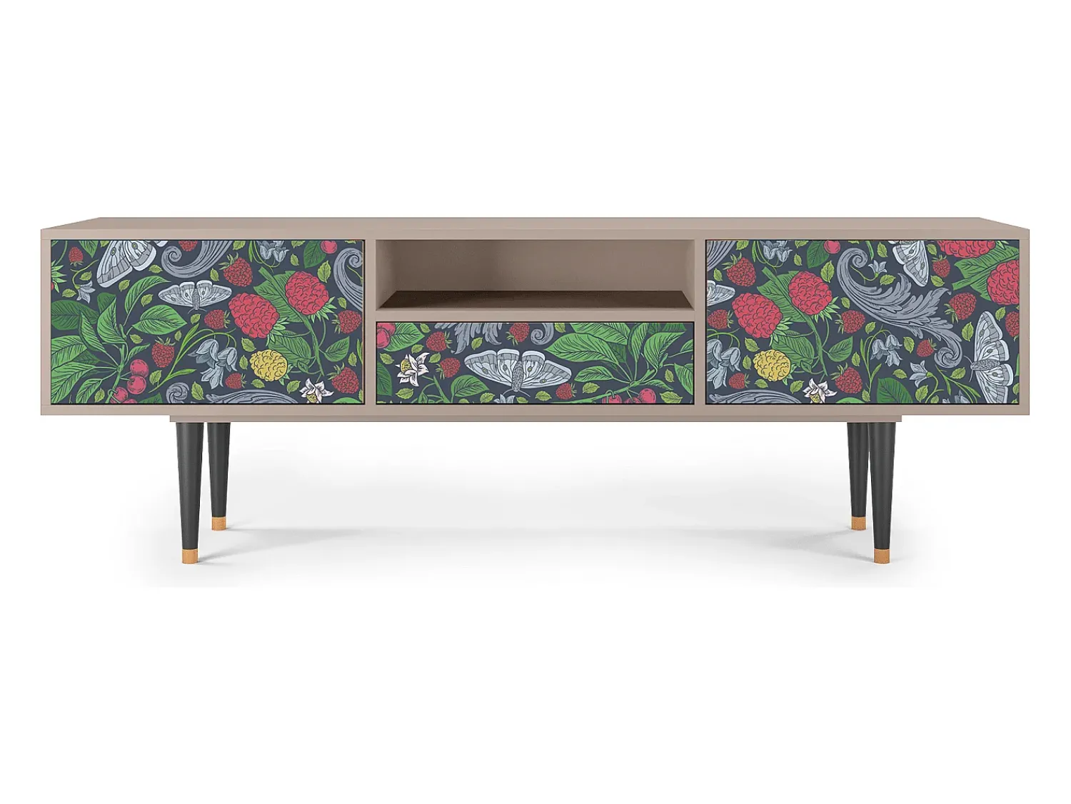 Discount Mueble de TV - 170х59х41 cm - T6 - Summer Berries, Latte Bege