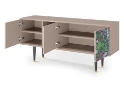 Móvel De Tv| Mueble de TV - 150х69х41 cm - T5 - Summer Berries, Latte Bege