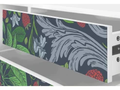 Móvel De Tv* Mueble de TV - 170х59х48 cm - T4 - Summer Berries, Branco Bege