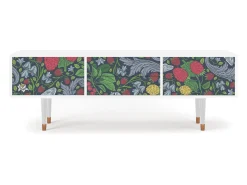 Móvel De Tv* Mueble de TV - 170х59х48 cm - T4 - Summer Berries, Branco Bege