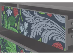 Móvel De Tv* Mueble de TV - 170х59х48 cm - T4 - Summer Berries, Cinza Cinzento