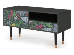 Mueble de TV - 115х59х48 cm - T3 - Summer Berries, Antracite^ Móvel De Tv
