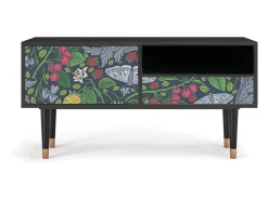 Mueble de TV - 115х59х48 cm - T3 - Summer Berries, Antracite^ Móvel De Tv
