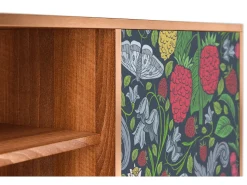 Móvel De Tv| Mueble de TV - 170х69х48 cm - T2 - Summer Berries, Nogueira Castanho