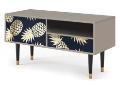 Outlet Mueble de TV - 115х59х48 cm - T3 - Sunny Pineaple, Areia Bege