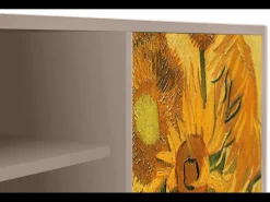 Móvel De Tv* Mueble de TV - 170х69х48 cm - T2 - Sunflowers, Latte Bege