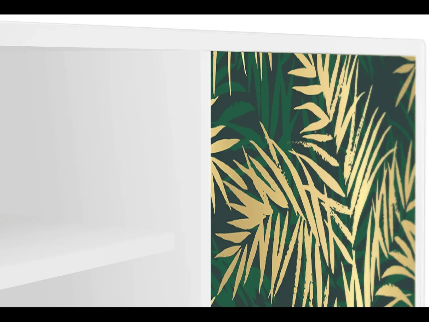 Mueble de TV - 170х69х48 cm - T2 - Sunny Palm Tree, Branco^ Móvel De Tv