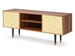 Móvel De Tv* Mueble de TV - 170х69х48 cm - T2 - Sunshiny Tile, Nogueira Castanho