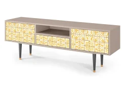 Móvel De Tv| Mueble de TV - 170х59х41 cm - T6 - Sunshiny Tile, Areia Bege
