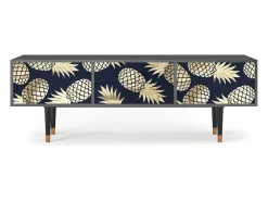 Móvel De Tv* Mueble de TV - 170х59х48 cm - T4 - Sunny Pineaple, Antracite Cinza antracite