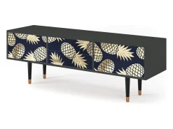 Móvel De Tv* Mueble de TV - 170х59х48 cm - T4 - Sunny Pineaple, Antracite Cinza antracite