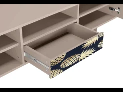 Mueble de TV - 170х59х41 cm - T6 - Sunny Pineaple, Latte^ Móvel De Tv