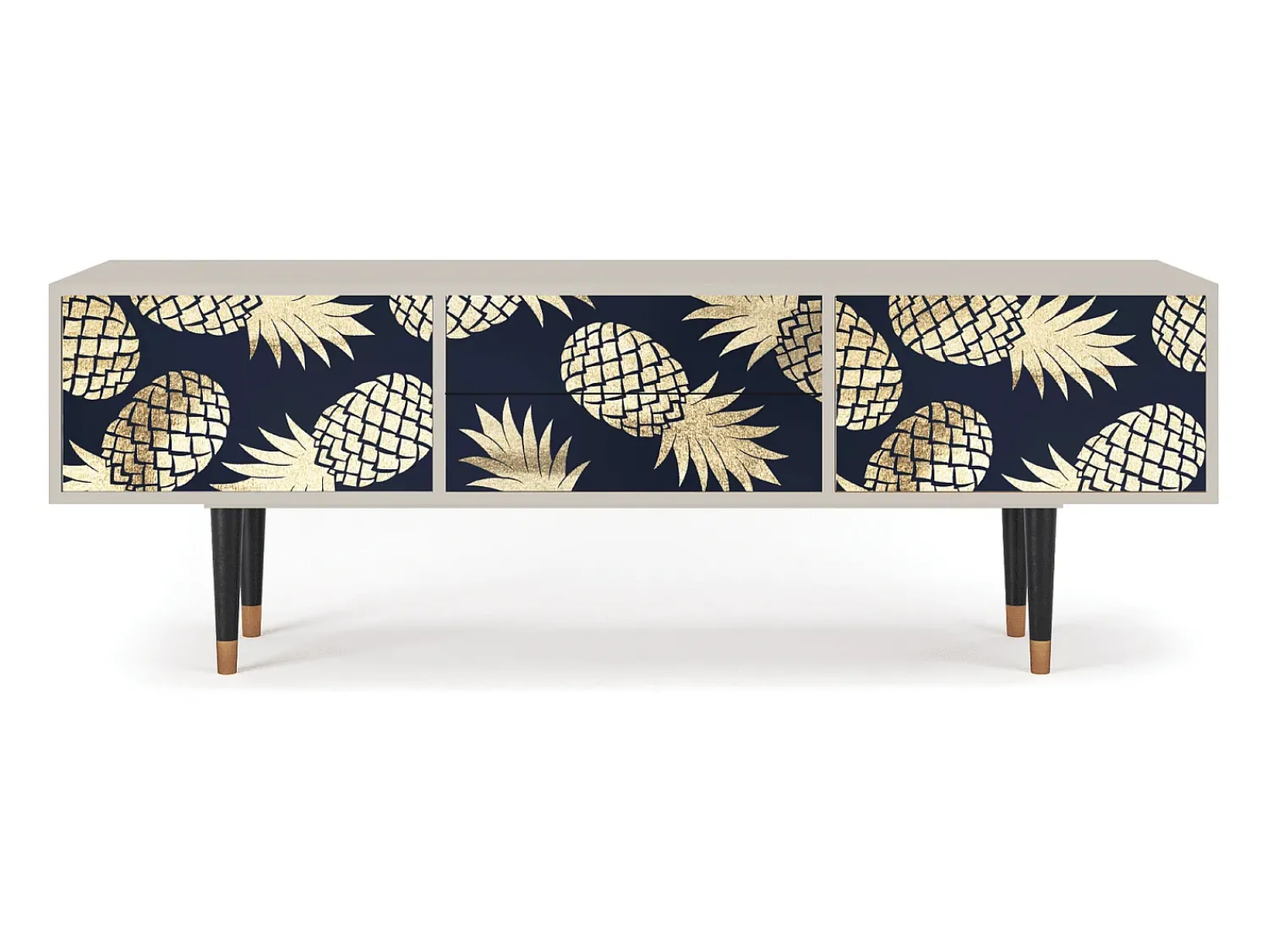 Mueble de TV - 170х59х48 cm - T4 - Sunny Pineaple, Areia^ Móvel De Tv