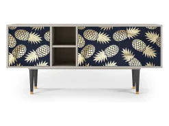 Móvel De Tv* Mueble de TV - 150х69х41 cm - T5 - Sunny Pineaple, Areia Bege