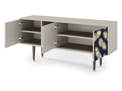 Móvel De Tv* Mueble de TV - 150х69х41 cm - T5 - Sunny Pineaple, Areia Bege