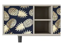 Móvel De Tv* Mueble de TV - 150х69х41 cm - T5 - Sunny Pineaple, Areia Bege