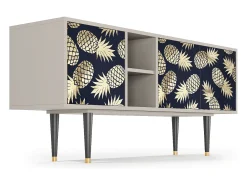 Móvel De Tv* Mueble de TV - 150х69х41 cm - T5 - Sunny Pineaple, Areia Bege