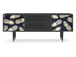 Móvel De Tv* Mueble de TV - 170х69х48 cm - T2 - Sunny Pineaple, Antracite Cinza antracite