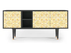 Mueble de TV - 150х69х41 cm - T5 - Sunshiny Tile, Antracite^ Móvel De Tv