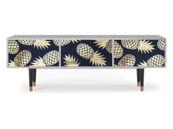 Mueble de TV - 170х59х48 cm - T4 - Sunny Pineaple, Cinza^ Móvel De Tv