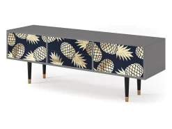 Mueble de TV - 170х59х48 cm - T4 - Sunny Pineaple, Cinza^ Móvel De Tv