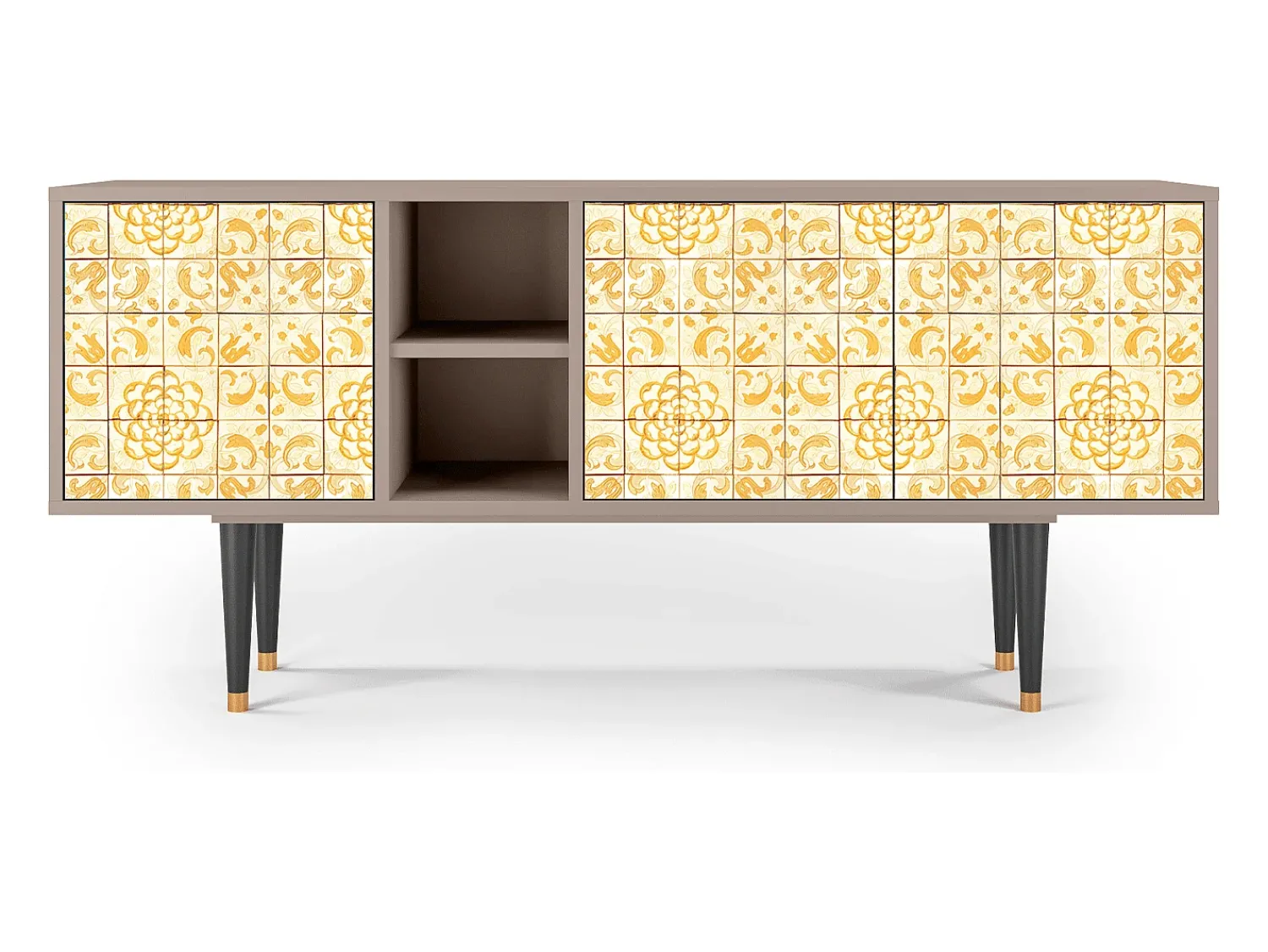 Mueble de TV - 150х69х41 cm - T5 - Sunshiny Tile, Latte^ Móvel De Tv