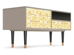 Móvel De Tv* Mueble de TV - 115х59х48 cm - T3 - Sunshiny Tile, Areia Bege