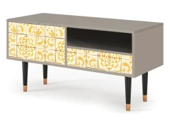 Móvel De Tv* Mueble de TV - 115х59х48 cm - T3 - Sunshiny Tile, Areia Bege