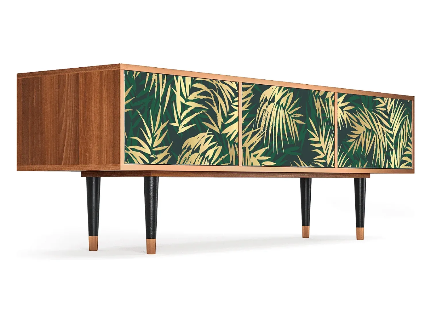 Mueble de TV - 170х59х48 cm - T4 - Sunny Palm Tree, Nogueira^ Móvel De Tv