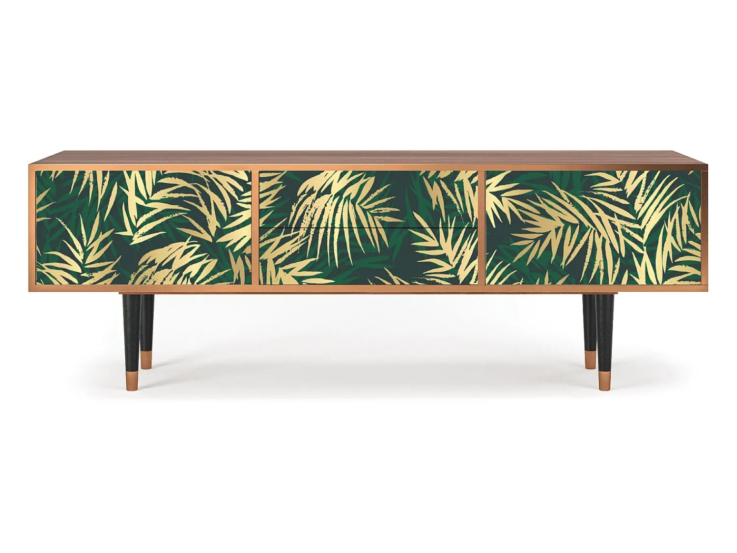 Mueble de TV - 170х59х48 cm - T4 - Sunny Palm Tree, Nogueira^ Móvel De Tv