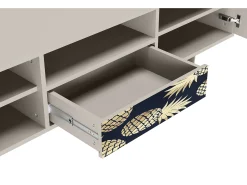 Móvel De Tv| Mueble de TV - 170х59х41 cm - T6 - Sunny Pineaple, Areia Bege