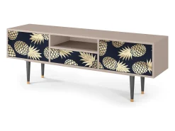 Móvel De Tv| Mueble de TV - 170х59х41 cm - T6 - Sunny Pineaple, Areia Bege
