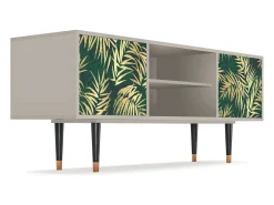 Clearance Mueble de TV - 170х69х48 cm - T2 - Sunny Palm Tree, Areia Bege