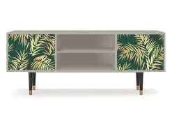 Clearance Mueble de TV - 170х69х48 cm - T2 - Sunny Palm Tree, Areia Bege