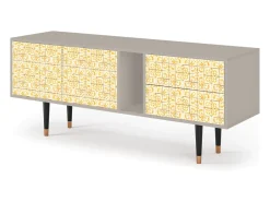 Mueble de TV - 170х69х48 cm - T1 - Sunshiny Tile, Areia^ Móvel De Tv