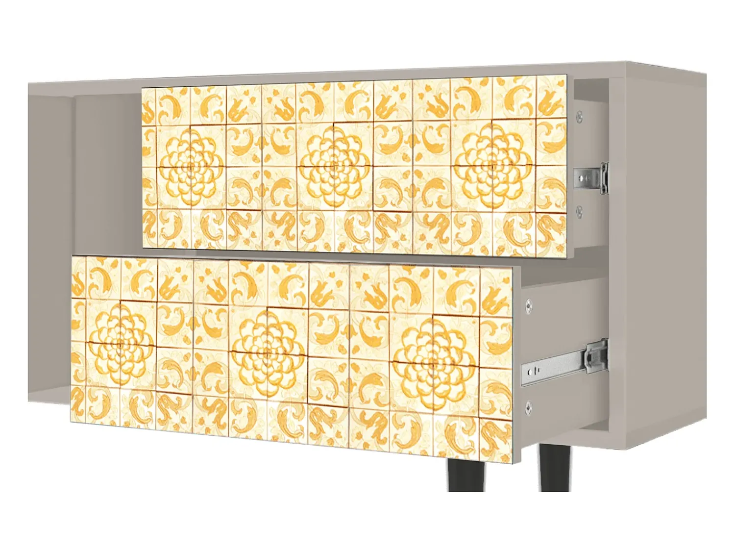Mueble de TV - 170х69х48 cm - T1 - Sunshiny Tile, Areia^ Móvel De Tv