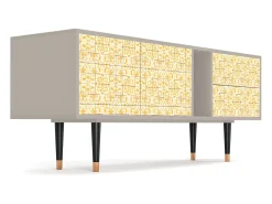Mueble de TV - 170х69х48 cm - T1 - Sunshiny Tile, Areia^ Móvel De Tv