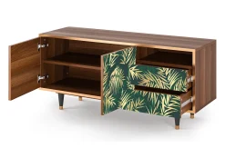 Mueble de TV - 125х56х41 cm - T7 - Sunny Palm Tree, Nogueira^ Móvel De Tv
