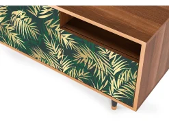 Mueble de TV - 125х56х41 cm - T7 - Sunny Palm Tree, Nogueira^ Móvel De Tv