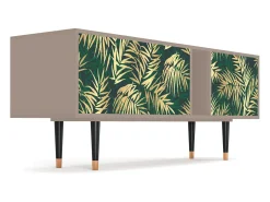 Móvel De Tv* Mueble de TV - 170х69х48 cm - T1 - Sunny Palm Tree, Latte Bege