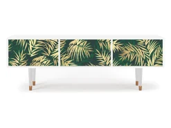 Móvel De Tv| Mueble de TV - 170х59х48 cm - T4 - Sunny Palm Tree, Branco Bege