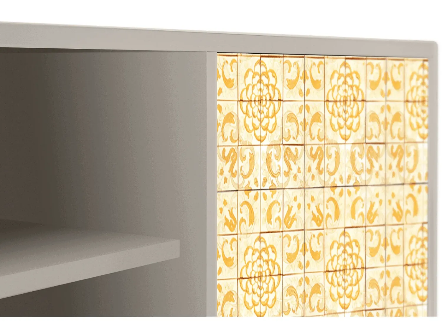 Móvel De Tv| Mueble de TV - 170х69х48 cm - T2 - Sunshiny Tile, Areia Bege